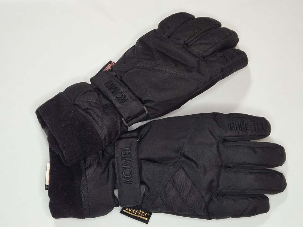 Ladies Kombi Gore-Tex Basic III Glove Black Leather Palms Snow Ski Winter Gloves
